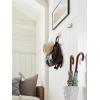 Amerock H3700826 | Benton Double Prong Decorative Wall Hook | Polished Chrome Hook for Coats, Hats, Backpacks, Bags | Hooks for Bathroom, Bedroom, Closet, Entryway, Laundry Room, Office(Champagne Bronze)