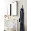 Amerock H37010MB | Avid Double Prong Decorative Wall Hook | Matte Black Hook for Coats, Hats, Backpacks, Bags | Hooks for Bathroom, Bedroom, Closet, Entryway, Laundry Room, Office(Golden Champagne)