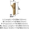 Amerock HBX37014G10 | Apex Single Prong Decorative Wall Hook | Satin Nickel Hook for Coats, Hats, Backpacks, Bags | Hooks for Bathroom, Bedroom, Closet, Entryway, Laundry Room, Office(Champagne Bronze)