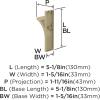 Amerock HBX37014G10 | Apex Single Prong Decorative Wall Hook | Satin Nickel Hook for Coats, Hats, Backpacks, Bags | Hooks for Bathroom, Bedroom, Closet, Entryway, Laundry Room, Office(Golden Champagne)