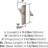 Amerock HBX37014G10 | Apex Single Prong Decorative Wall Hook | Satin Nickel Hook for Coats, Hats, Backpacks, Bags | Hooks for Bathroom, Bedroom, Closet, Entryway, Laundry Room, Office(Satin Nickel)