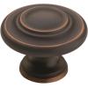 Amerock Inspirations 1-5/16 inch (33mm) Diameter Oil-Rubbed Bronze Cabinet Knob – 10 Pack(Oil Rubbed Bronze)