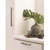 Amerock Mulino 7-9/16 inch (192mm) Center-to-Center Golden Champagne/Matte Black Cabinet Pull, BP36725BBZMB(Black Brushed Nickel/Polished Chrome)