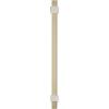 Amerock Mulino 7-9/16 inch (192mm) Center-to-Center Golden Champagne/Matte Black Cabinet Pull, BP36725BBZMB(Silver Champagne/Polished Chrome)