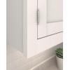 Amerock PK3180TBCZ | Cabinet Hinge | 3/4 in. (19 mm) Door Thickness | Full Inset | Partial Wrap | Ball Tip | Champagne Bronze | Kitchen Cabinet Door Hinge | Single Hinge | Functional Hardware(Satin Nickel)
