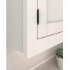 Amerock PK3180TBCZ | Cabinet Hinge | 3/4 in. (19 mm) Door Thickness | Full Inset | Partial Wrap | Ball Tip | Champagne Bronze | Kitchen Cabinet Door Hinge | Single Hinge | Functional Hardware(Matte Black)