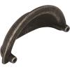 Amerock Solid Brass Cup Pull (BP4235-ORB)(Dark Wrought Iron)