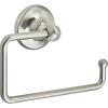 Amerock Wall Mounted Matte Black Towel Ring, Small Hand Towel Holder, Bathroom Accessories, Bath Hardware, Kitchen Towel Holder(Brushed Nickel)
