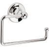 Amerock Wall Mounted Matte Black Towel Ring, Small Hand Towel Holder, Bathroom Accessories, Bath Hardware, Kitchen Towel Holder(Chrome)