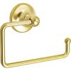 Amerock Wall Mounted Matte Black Towel Ring, Small Hand Towel Holder, Bathroom Accessories, Bath Hardware, Kitchen Towel Holder(Gold)