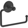 Amerock Wall Mounted Matte Black Towel Ring, Small Hand Towel Holder, Bathroom Accessories, Bath Hardware, Kitchen Towel Holder(Matte Black)