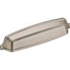 Amerock | Cabinet Cup Pull | Golden Champagne | 5-1/16 inch (128 mm) Center to Center | Stature | 1 Pack | Drawer Pull | Drawer Handle | Cabinet Hardware(Satin Nickel)