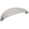 Amerock | Cabinet Cup Pull | Matte Black | 3 inch (76 mm) Center-to-Center | Ravino | Drawer Pull | Drawer Handle | Cabinet Hardware (Pack of 1)(Satin Nickel)