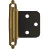 Amerock | Cabinet Hinge | Variable Overlay 𝐇inge | Antique Brass | 2 Pack | Self-Closing 𝖧inge | Face Mount ᕼinge | Cabinet Door Hinge