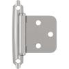 Amerock | Cabinet Hinge | Variable Overlay 𝐇inge | Polished Chrome | 2 Pack | Self-Closing 𝖧inge | Face Mount Ｈinge | Cabinet Door Hinge