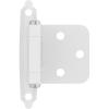 Amerock | Cabinet Hinge | Variable Overlay 𝐇inge | White | 2 Pack | Self-Closing 𝖧inge | Face Mount Ｈinge | Cabinet Door ᕼinge