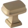 Amerock | Cabinet Knob | Black Bronze | 1-1/4 inch (32 mm) Length | Revitalize | 1 Pack | Drawer Knob | Cabinet Hardware(Golden Champagne)