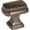 Amerock | Cabinet Knob | Black Bronze | 1-1/4 inch (32 mm) Length | Revitalize | 1 Pack | Drawer Knob | Cabinet Hardware(Gunmetal)