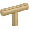 Amerock | Cabinet Knob | Black Bronze | 1-15/16 inch (49 mm) Length | Bar Pulls | 1 Pack | Drawer Knob | Cabinet Hardware(Champagne Bronze)