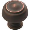Amerock | Cabinet Knob | Black Bronze | 1-3/16 inch (30 mm) Diameter | Kane | 1 Pack | Drawer Knob | Cabinet Hardware(Oil Rubbed Bronze)