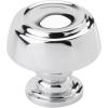 Amerock | Cabinet Knob | Black Bronze | 1-3/16 inch (30 mm) Diameter | Kane | 1 Pack | Drawer Knob | Cabinet Hardware(Polished Chrome)
