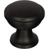 Amerock | Cabinet Knob | Black Bronze | 1-3/16 inch (30 mm) Diameter | Westerly | 1 Pack | Drawer Knob | Cabinet Hardware(Black Bronze)