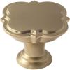 Amerock | Cabinet Knob | Black Bronze | 1-3/4 inch (44 mm) Diameter | Grace Revitalize | 1 Pack | Drawer Knob | Cabinet Hardware(Golden Champagne)