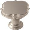 Amerock | Cabinet Knob | Black Bronze | 1-3/4 inch (44 mm) Diameter | Grace Revitalize | 1 Pack | Drawer Knob | Cabinet Hardware(Satin Nickel)