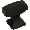 Amerock | Cabinet Knob | Champagne Bronze | 1-1/2 inch (38 mm) Length | Mulholland | 1 Pack | Drawer Knob | Cabinet Hardware(Black Bronze)