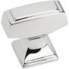 Amerock | Cabinet Knob | Champagne Bronze | 1-1/2 inch (38 mm) Length | Mulholland | 1 Pack | Drawer Knob | Cabinet Hardware(Polished Chrome)