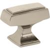 Amerock | Cabinet Knob | Champagne Bronze | 1-1/2 inch (38 mm) Length | Mulholland | 1 Pack | Drawer Knob | Cabinet Hardware(Polished Nickel)