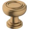 Amerock | Cabinet Knob | Champagne Bronze | 1-1/8 inch (29 mm) Diameter | Ville | 1 Pack | Drawer Knob | Cabinet Hardware(Champagne Bronze)