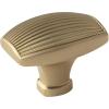 Amerock | Cabinet Knob | Golden Champagne | 1-1/2 inch (38 mm) Length | Sea Grass | 1 Pack | Drawer Knob | Cabinet Hardware(Golden Champagne)