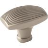 Amerock | Cabinet Knob | Golden Champagne | 1-1/2 inch (38 mm) Length | Sea Grass | 1 Pack | Drawer Knob | Cabinet Hardware(Satin Nickel)