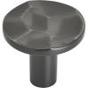 Amerock | Cabinet Knob | Golden Champagne | 1-3/16 inch (30 mm) Diameter | Kamari | 1 Pack | Drawer Knob | Cabinet Hardware(Gunmetal)