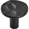 Amerock | Cabinet Knob | Golden Champagne | 1-3/16 inch (30 mm) Diameter | Kamari | 1 Pack | Drawer Knob | Cabinet Hardware(Matte Black)