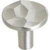 Amerock | Cabinet Knob | Golden Champagne | 1-3/16 inch (30 mm) Diameter | Kamari | 1 Pack | Drawer Knob | Cabinet Hardware(Satin Nickel)