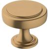 Amerock | Cabinet Knob | Matte Black | 1-1/2 inch (38 mm) Diameter | Exceed | 1 Pack | Drawer Knob | Cabinet Hardware(Champagne Bronze)
