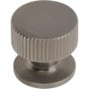 Amerock | Cabinet Knob | Matte Black | 1-1/4 inch (32 mm) Diameter | Carrigan | 1 Pack | Drawer Knob | Cabinet Hardware(Black Brushed Nickel)