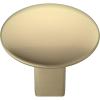 Amerock | Cabinet Knob | Matte Black | 1-1/4 inch (32 mm) Diameter | Riva | 1 Pack | Drawer Knob | Cabinet Hardware(Golden Champagne)