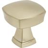 Amerock | Cabinet Knob | Matte Black | 1-1/4 inch (32 mm) Length | Stature | 1 Pack | Drawer Knob | Cabinet Hardware(Golden Champagne)