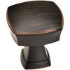Amerock | Cabinet Knob | Matte Black | 1-1/4 inch (32 mm) Length | Stature | 1 Pack | Drawer Knob | Cabinet Hardware(Oil Rubbed Bronze)
