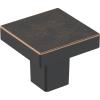 Amerock | Cabinet Knob | Matte Black | 1-3/16 inch (30 mm) Length | Monument | 1 Pack | Drawer Knob | Cabinet Hardware(Oil Rubbed Bronze)