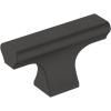 Amerock | Cabinet Knob | Matte Black | 2 inch (51 mm) Length | Status | 1 Pack | Drawer Knob | Cabinet Hardware