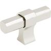 Amerock | Cabinet Knob | Matte Black | 2-3/8 inch (60 mm) Length | Remington | 1 Pack | Drawer Knob | Cabinet Hardware(Polished Nickel)