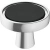 Amerock | Cabinet Knob | Matte Black/Champagne Bronze | 1-3/8 inch (35 mm) Diameter | Mergence | 1 Pack | Drawer Knob | Cabinet Hardware(Matte Black/Polished Chrome)