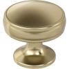Amerock | Cabinet Knob | Oil Rubbed Bronze | 1-1/4 inch (32 mm) Diameter | Renown | 1 Pack | Drawer Knob | Cabinet Hardware(Golden Champagne)