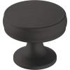 Amerock | Cabinet Knob | Oil Rubbed Bronze | 1-1/4 inch (32 mm) Diameter | Renown | 1 Pack | Drawer Knob | Cabinet Hardware(Matte Black)