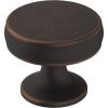 Amerock | Cabinet Knob | Oil Rubbed Bronze | 1-1/4 inch (32 mm) Diameter | Renown | 1 Pack | Drawer Knob | Cabinet Hardware(Oil Rubbed Bronze)