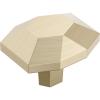 Amerock | Cabinet Knob | Oil Rubbed Bronze | 2-1/2 inch (64 mm) Length | St. Vincent | 1 Pack | Drawer Knob | Cabinet Hardware(Golden Champagne)